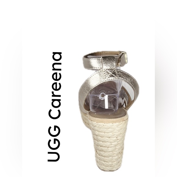 SB17 UGG Women’s Careena Ankle-Strap Espadrille Platform Sandals US Size 9.5 M - Picture 6 of 11